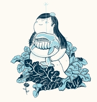Whale Huggin t-shirt design