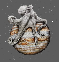 Celestial Cephalopod t-shirt design