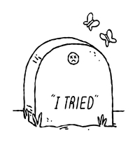 Die Trying t-shirt design