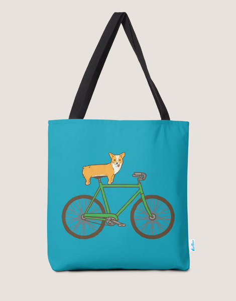 Corgi on a Bike Hero Shot