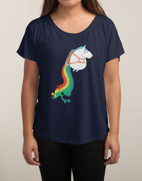 Fat Unicorn on Rainbow Jetpack Hero Shot