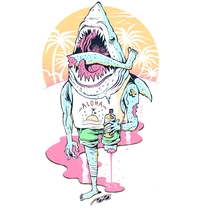 Sharkbro t-shirt design
