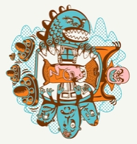 B Movie Nightmare t-shirt design