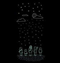 Watch The Snow Fall t-shirt design
