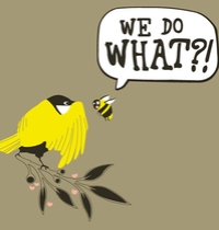 Birds & The Bees t-shirt design