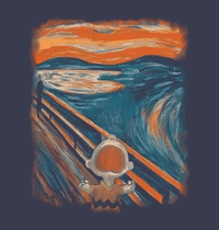 Skrik t-shirt design