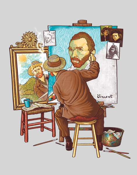 Van Gogh Triple Self-Portrait Hero Shot