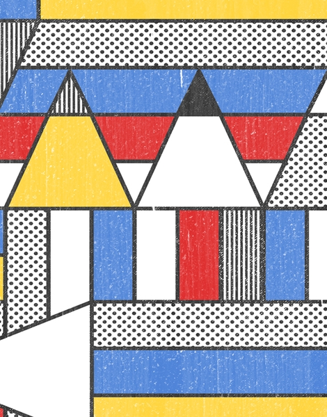 Mondrian's Duvet: Study #2 Hero Shot