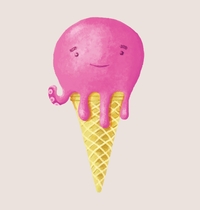Octopus Icecream t-shirt design