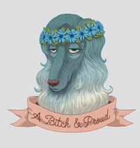 A Bitch Proud t-shirt design