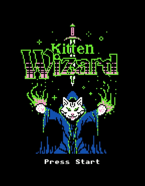 Kitten Wizard Hero Shot
