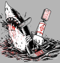 Do Not Jump Shark t-shirt design
