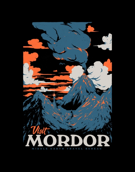 Visit Mordor (Black Variant) Hero Shot