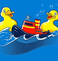 Quack Attack t-shirt design