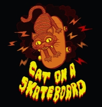Catonaskateboard t-shirt design