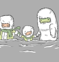 Everybody Loves A Yeti t-shirt design